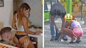 Sexy Brazilian Gold Digger Changes Her Attitude When She Sees His Cash